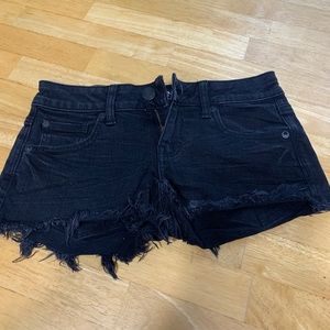 American Eagle Black Jean Shorts | 0
